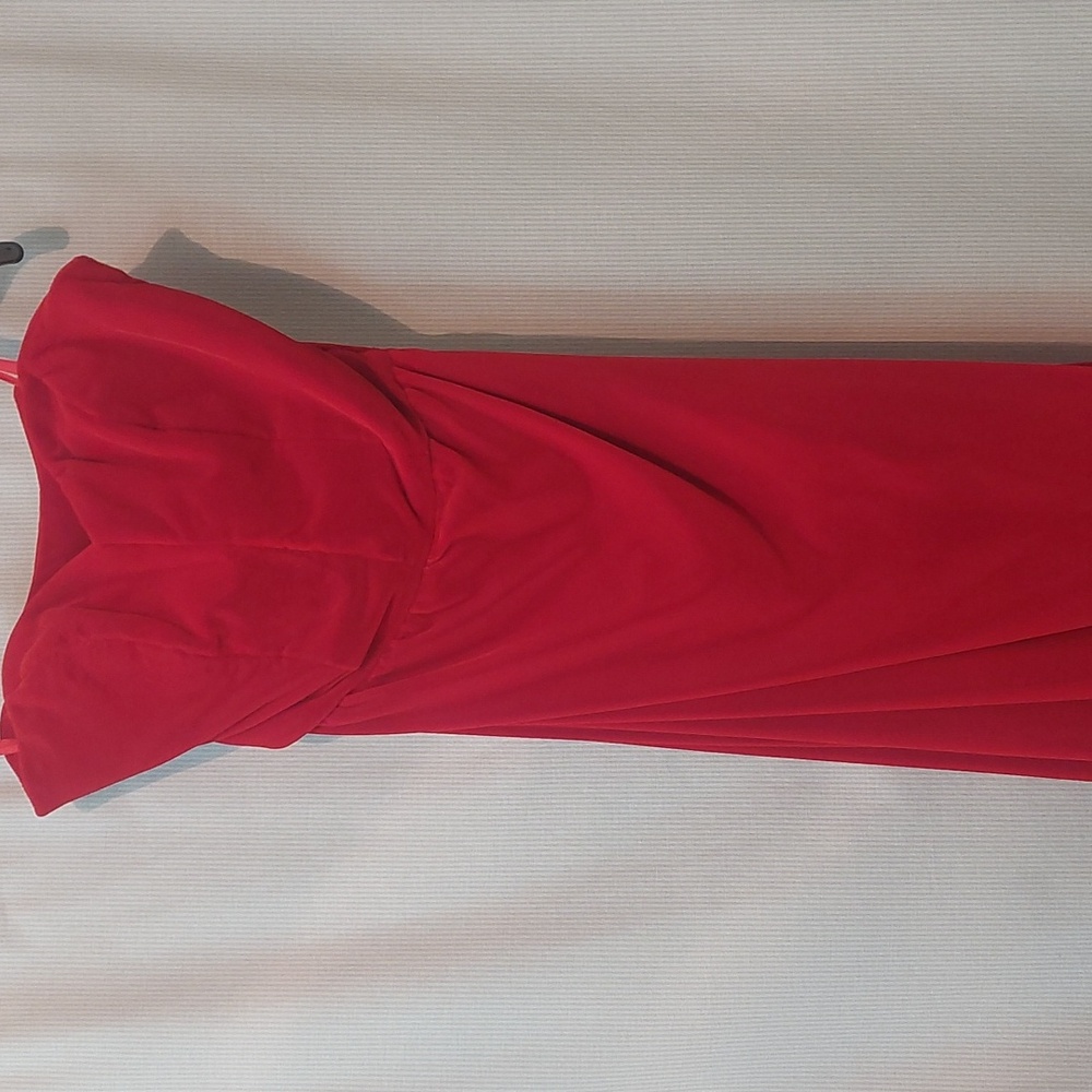 Custom made velvet dress